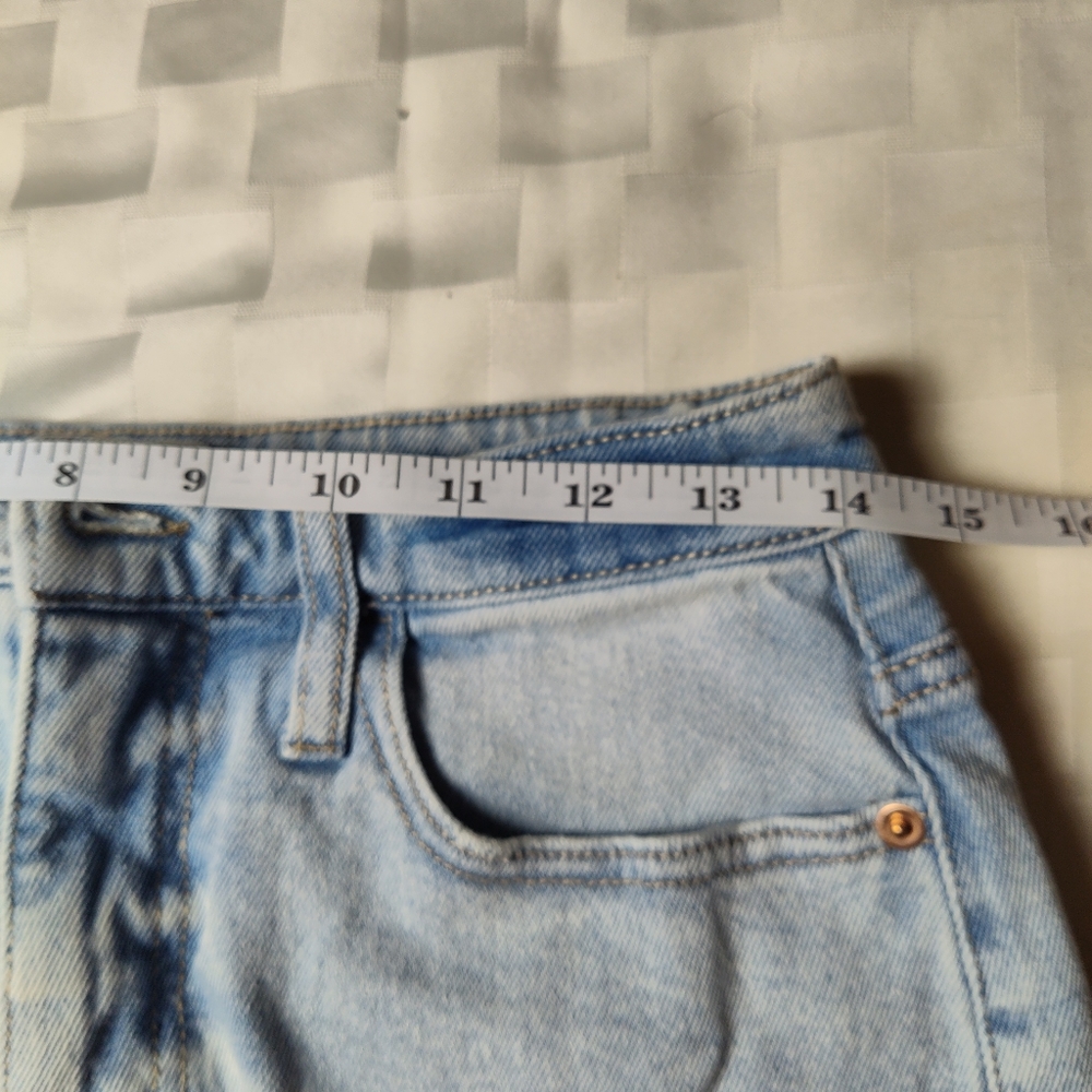 Wild Fable Lace Insert High Rise Jean Shorts - Picture 4 of 9